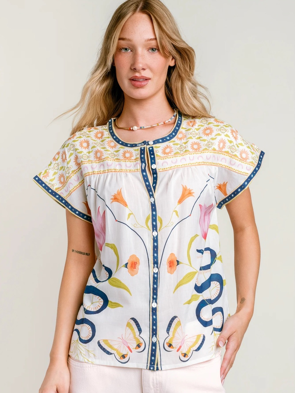 NWT CLEOBELLA
Hadley Top Size large Montecito print